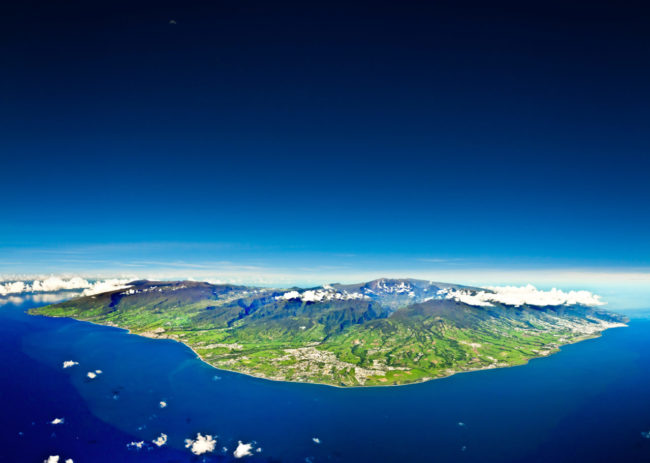 ile de la Réunion saison la Réunion vue d'en haut