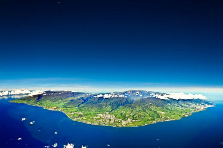 la Réunion vue d'en haut
