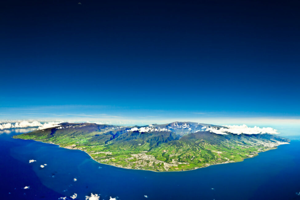 ile de la Réunion saison la Réunion vue d'en haut